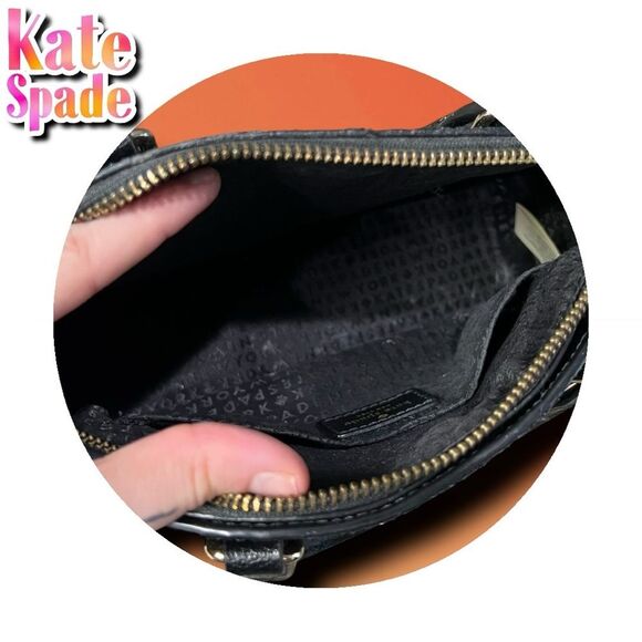 Preowned EUC Kate Spade Laurel Way Glitter Mini Reiley Satchel – Black - Picture 11 of 13